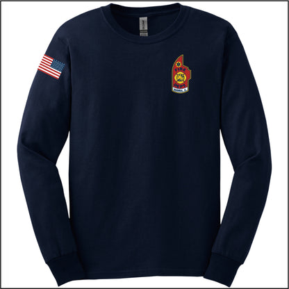 Normal Fire Dept Long Sleeve 50/50 T-shirt