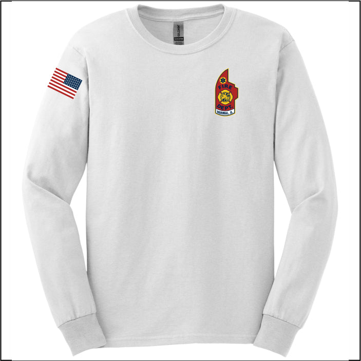 Normal Fire Dept Long Sleeve 50/50 T-shirt