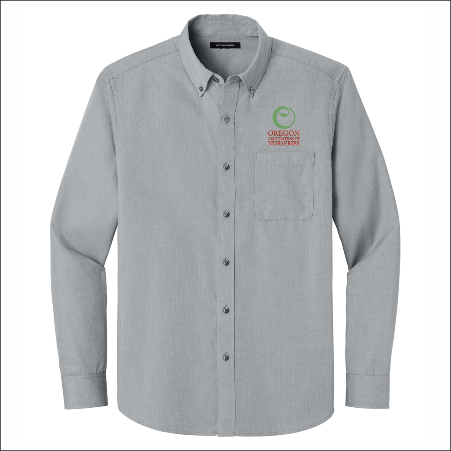 OAN Long Sleeve Nailhead Easy Care Shirt