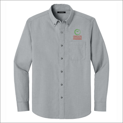 OAN Long Sleeve Nailhead Easy Care Shirt