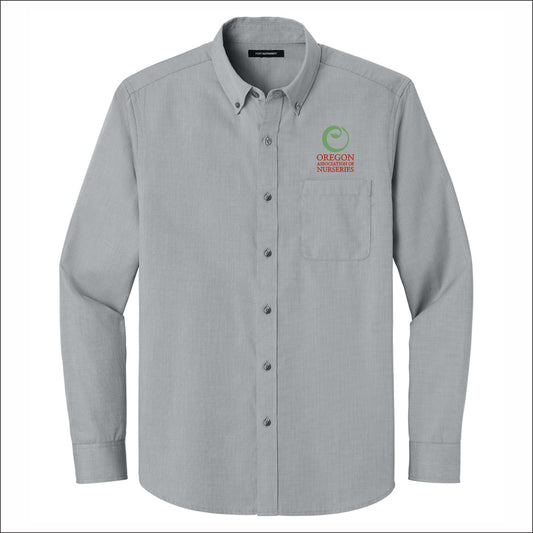 OAN Long Sleeve Nailhead Easy Care Shirt