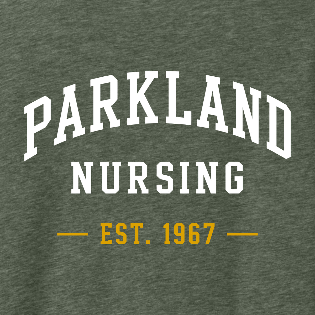 Parkland Nursing Heathered Soft Jersey Short Sleeve T-shirt