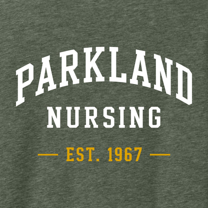 Parkland Nursing Heathered Soft Jersey Short Sleeve T-shirt