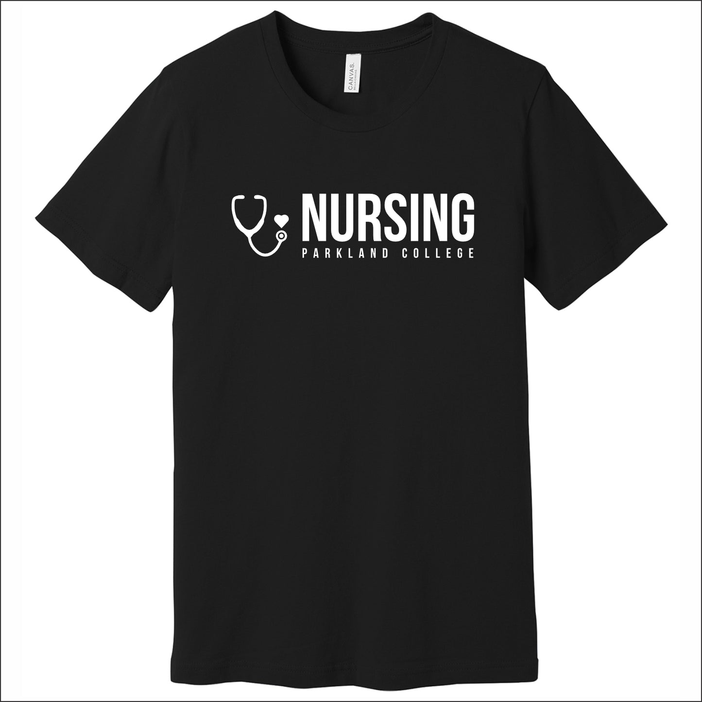 Parkland Nursing Heathered Soft Jersey Short Sleeve T-shirt