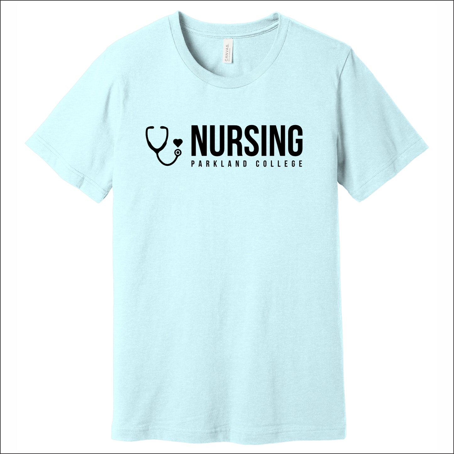 Parkland Nursing Heathered Soft Jersey Short Sleeve T-shirt