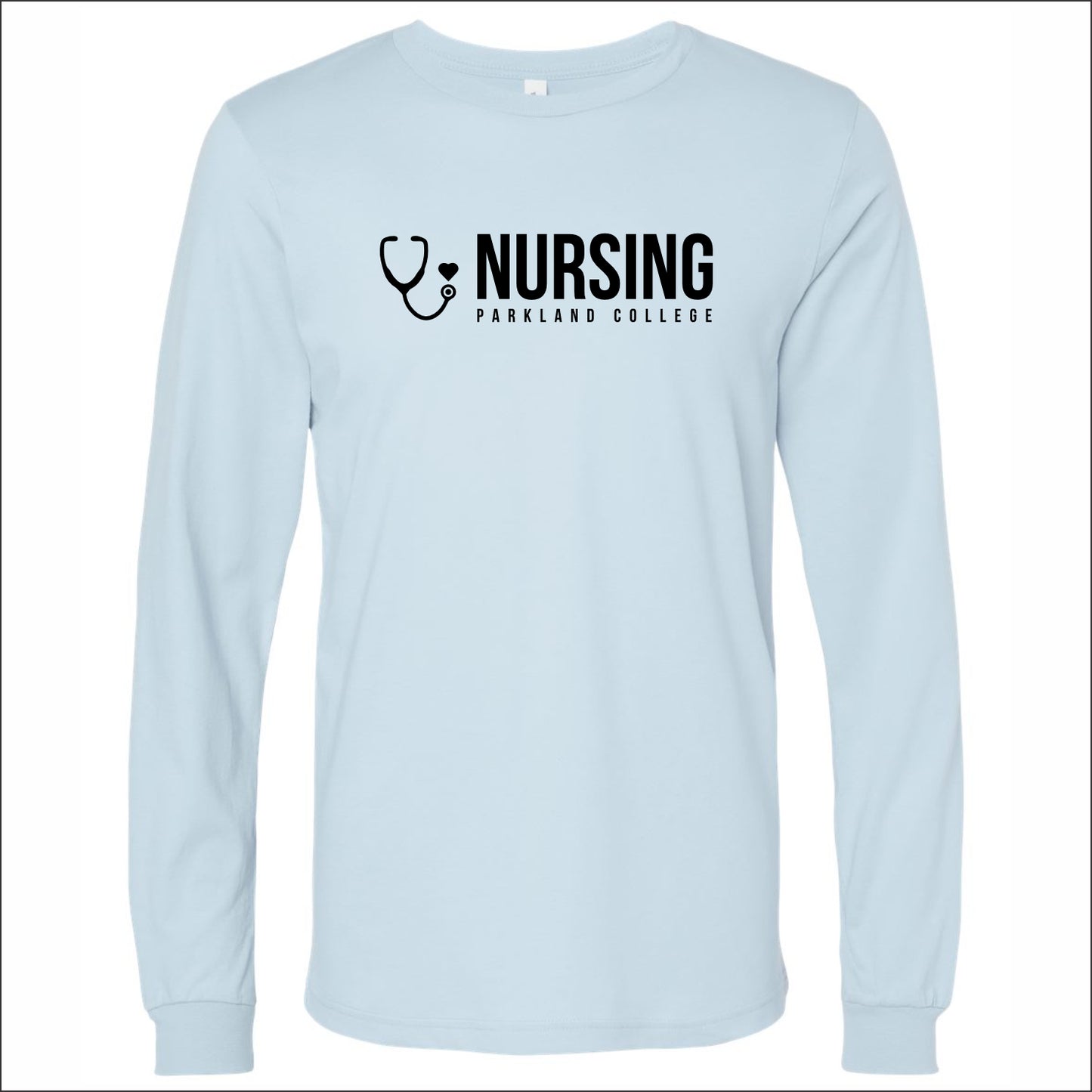 Parkland Nursing Soft Jersey Long Sleeve T-shirt - Design B