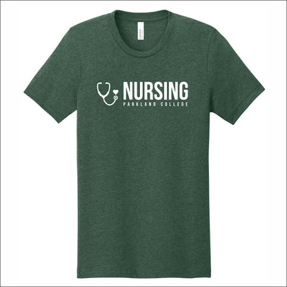 Parkland Nursing Heathered Soft Jersey Short Sleeve T-shirt