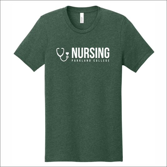 Parkland Nursing Heathered Soft Jersey Short Sleeve T-shirt