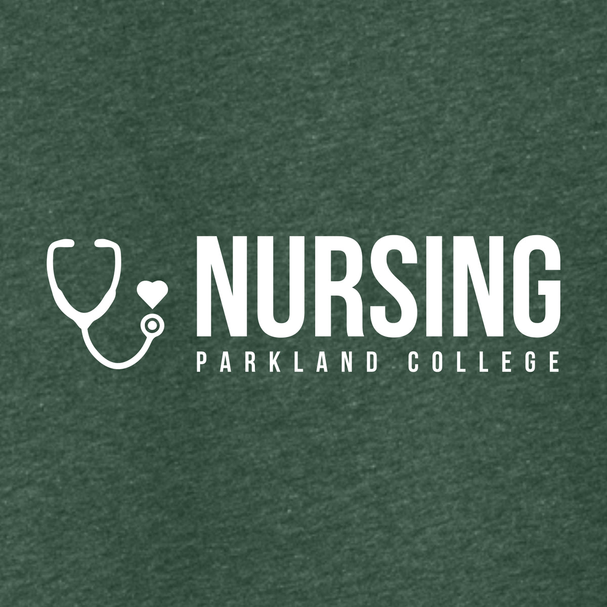Parkland Nursing Heathered Soft Jersey Short Sleeve T-shirt