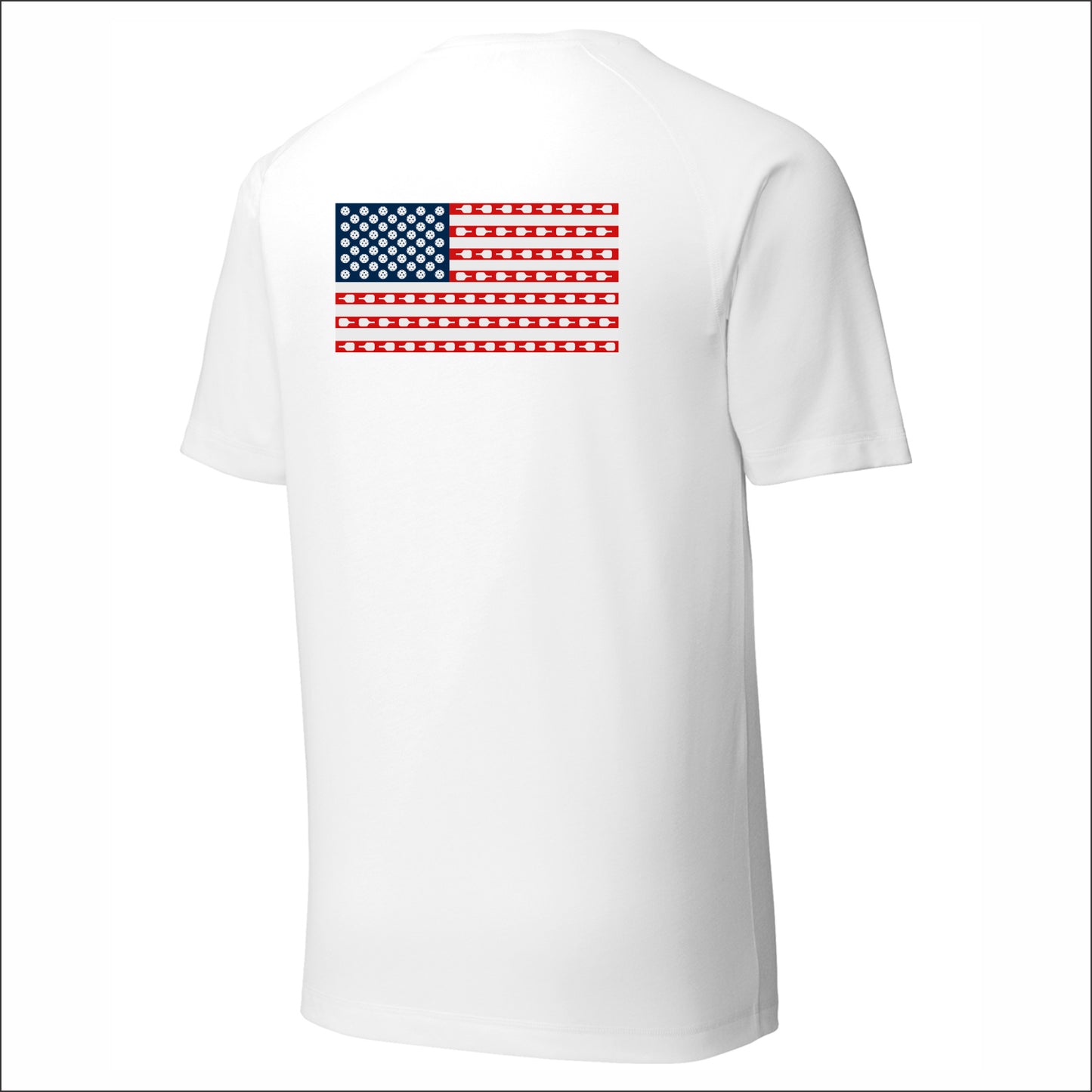 The Picklr Tri-Blend Wicking Raglan Tee - Design D