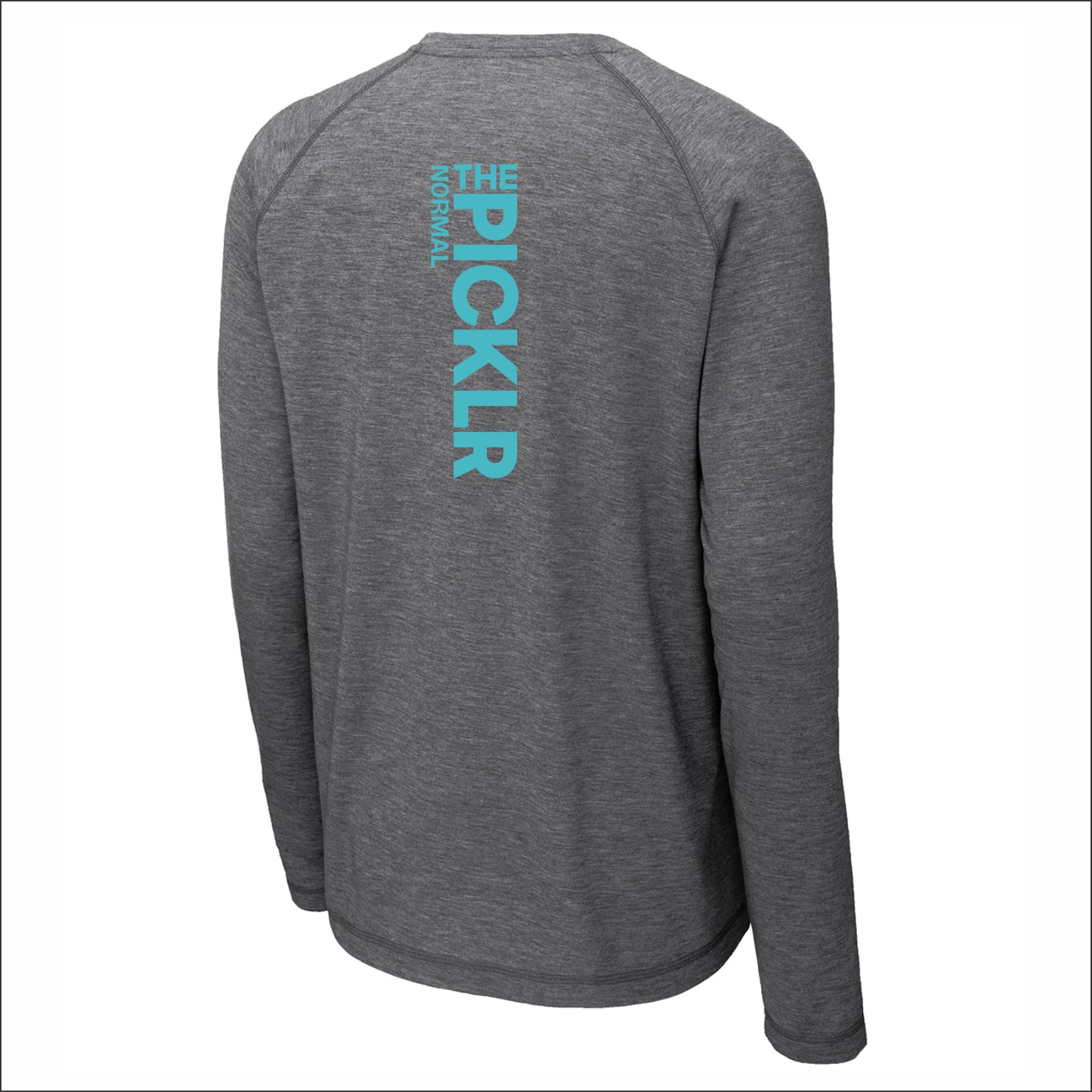 The Picklr Long Sleeve Tri-Blend Wicking Raglan Tee - Design A