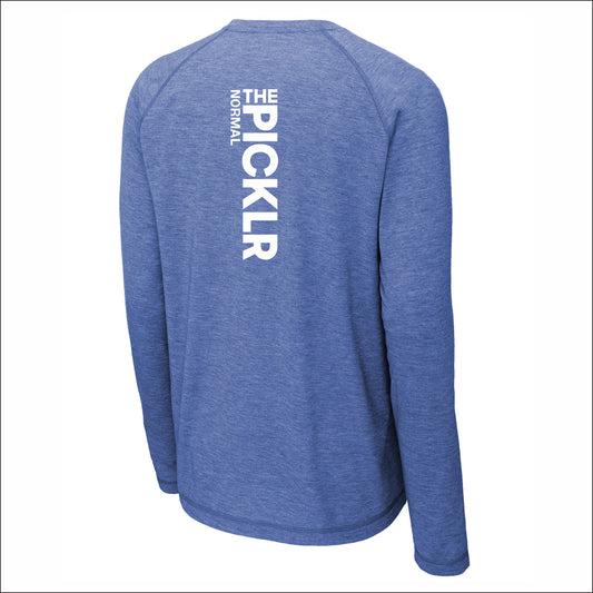 The Picklr Long Sleeve Tri-Blend Wicking Raglan Tee - Design A