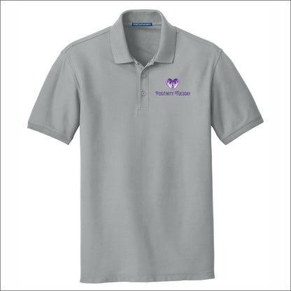 Positivity Tuesday Classic Pique Short Sleeve Polo Shirt
