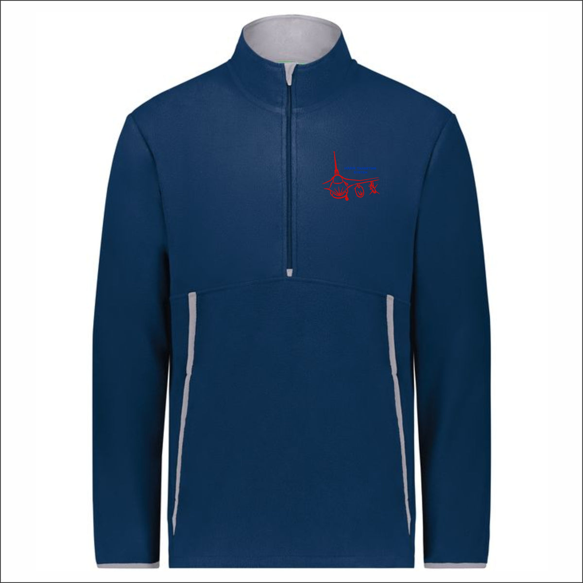 Raytheon Chill Fleece 1/2 Zip Pullover - Des. B