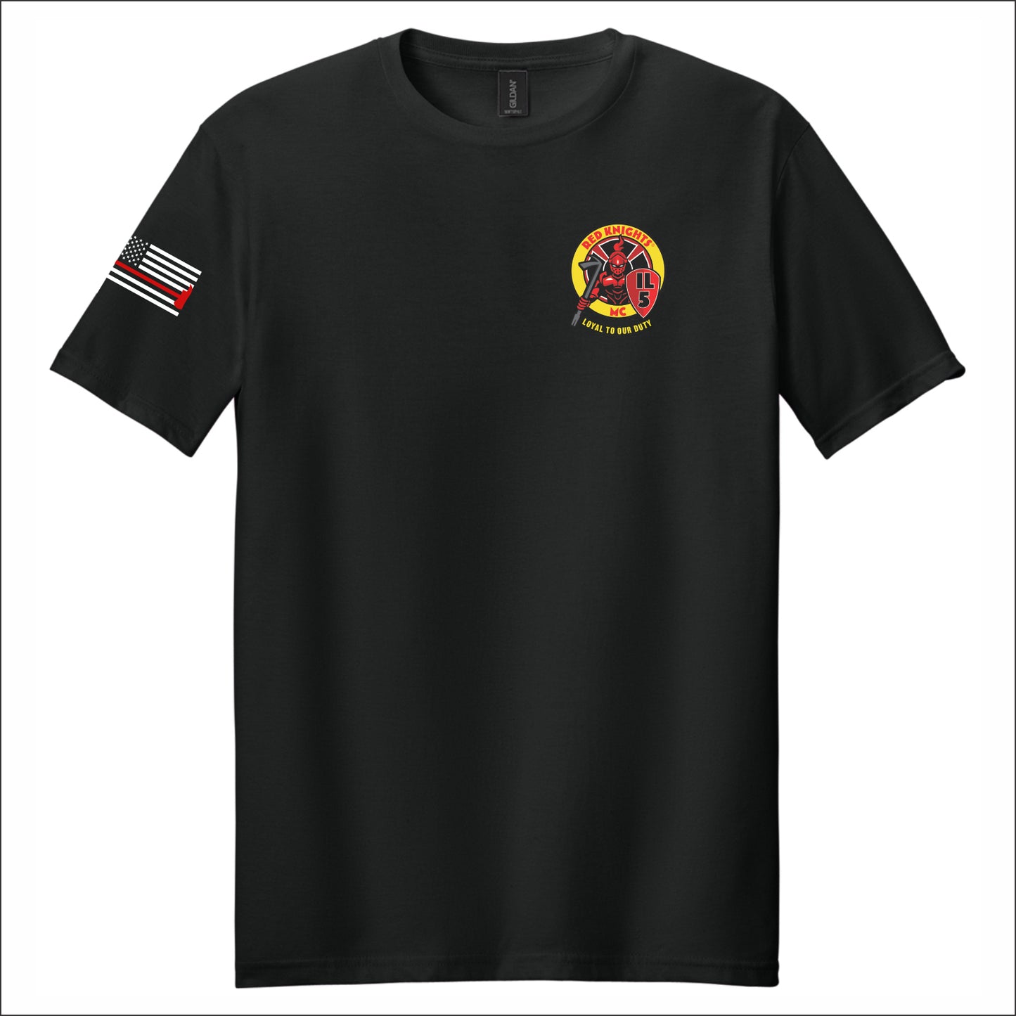 Red Knights Softstyle Short Sleeve T-shirt - IL 5