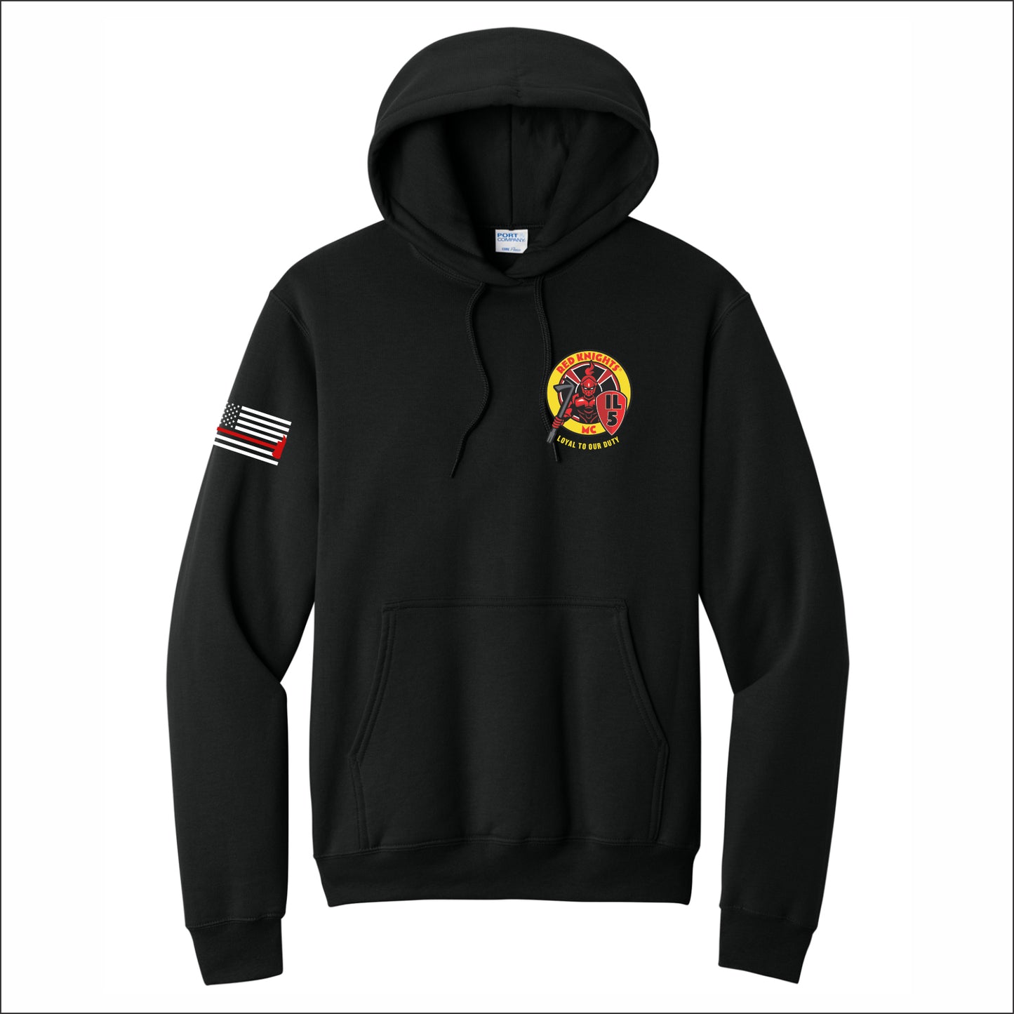 Red Knights Hooded Sweatshirt - IL 5