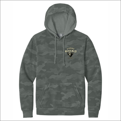 Fight Like A Ruffalo District Wash Camo Fleece Hoodie