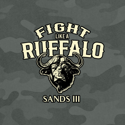 Fight Like A Ruffalo District Wash Camo Fleece Hoodie