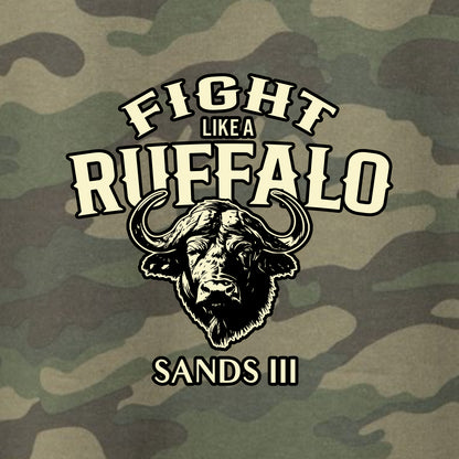 Fight Like A Ruffalo Camouflage Hooded Sweatshirt