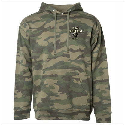 Fight Like A Ruffalo Camouflage Hooded Sweatshirt