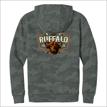Fight Like A Ruffalo District Wash Camo Fleece Hoodie