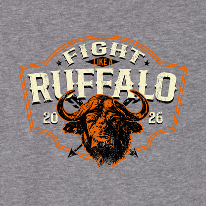 Fight Like A Ruffalo Soft Jersey 3/4 Sleeve Baseball Tee