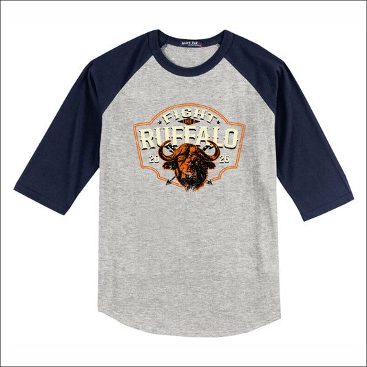 Fight Like A Ruffalo 3/4 Sleeve Baseball T-shirt