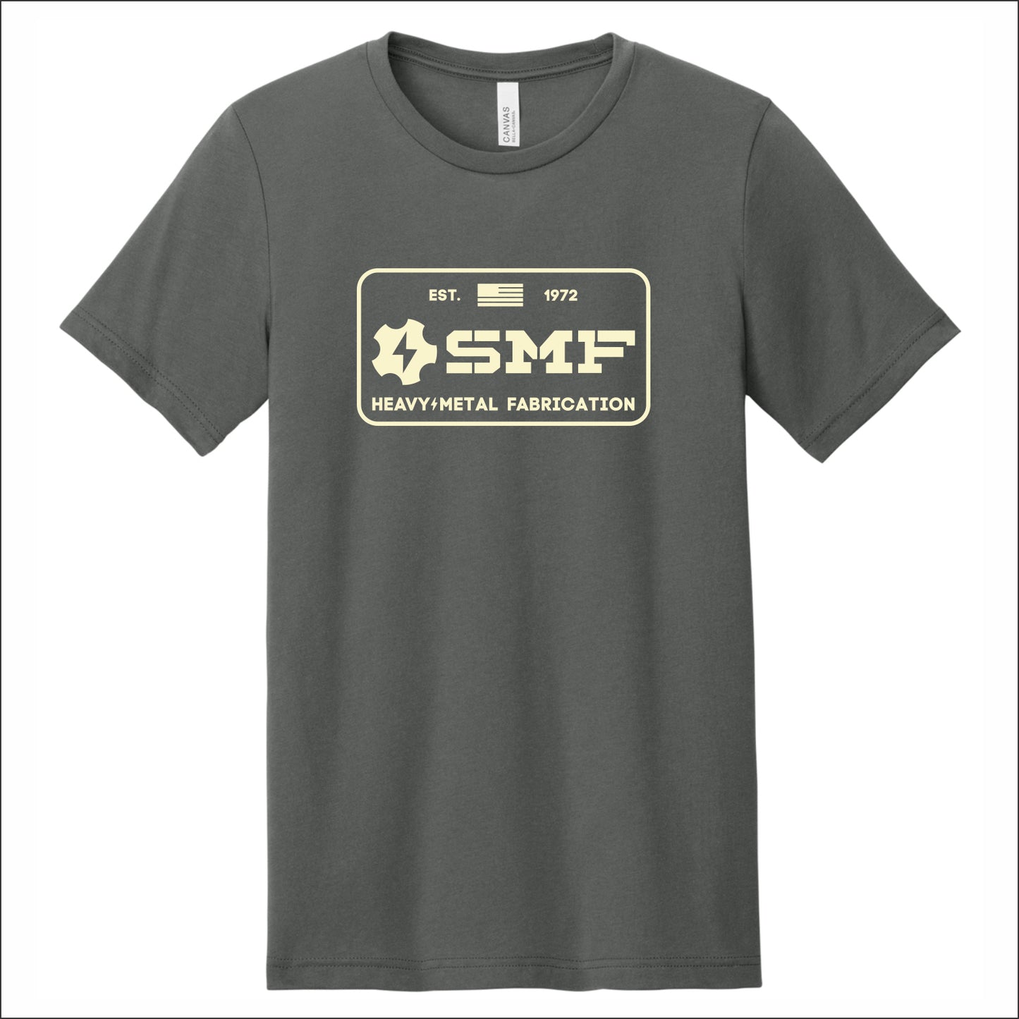 SMF Inc. Heathered Soft Jersey Short Sleeve T-shirt