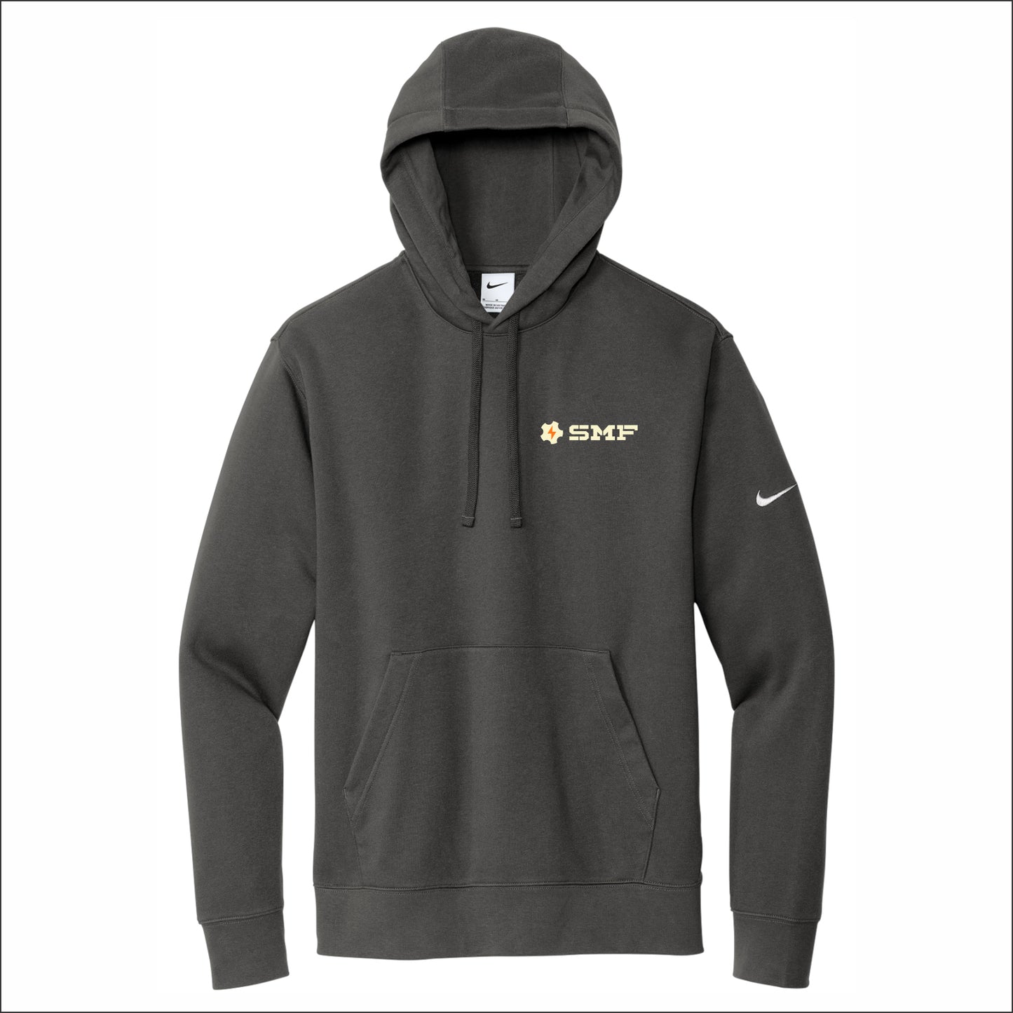 SMF Inc. Nike Club Fleece Sleeve Swoosh Pullover Hoodie