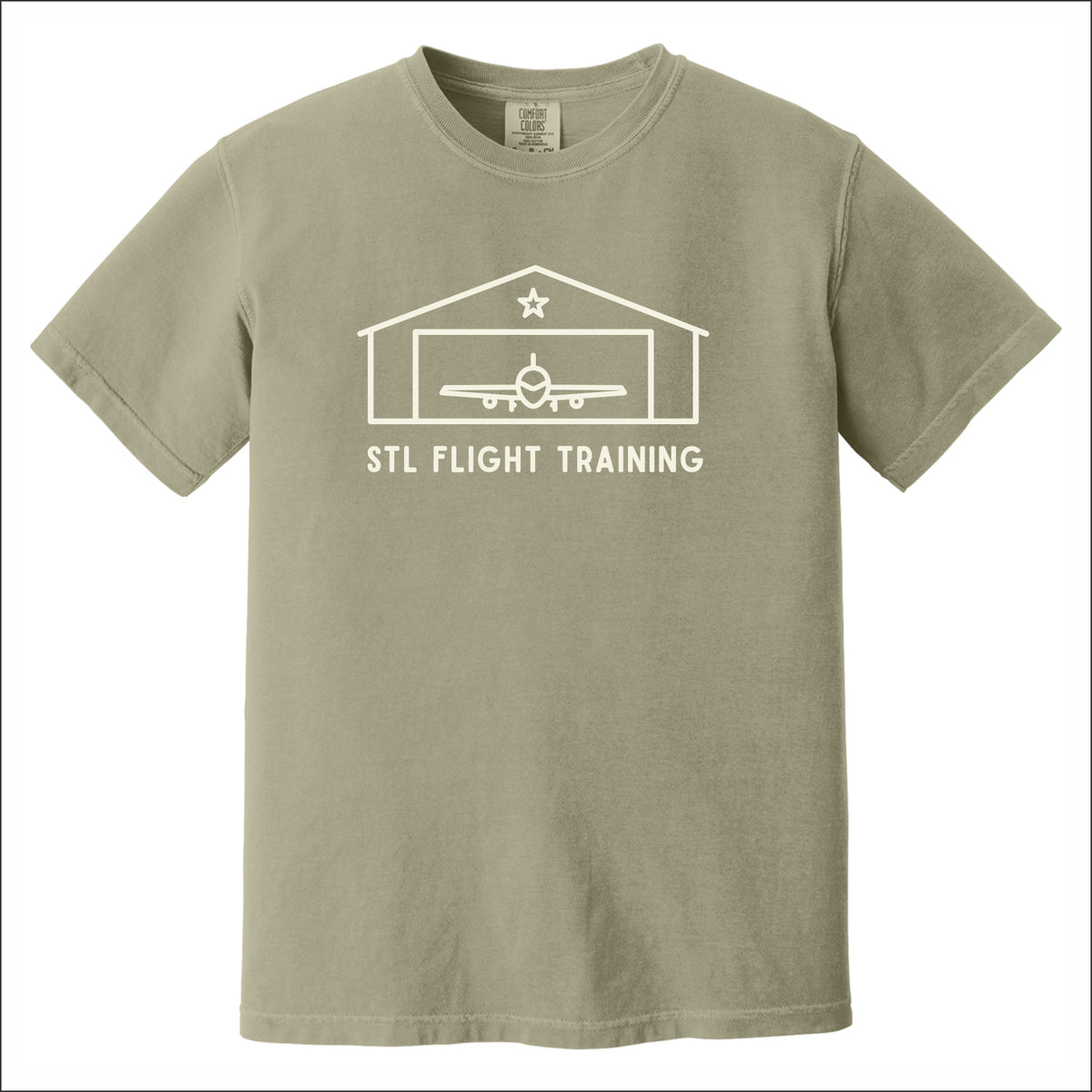 STL Flight Pigment Dye T-shirt - Des.A