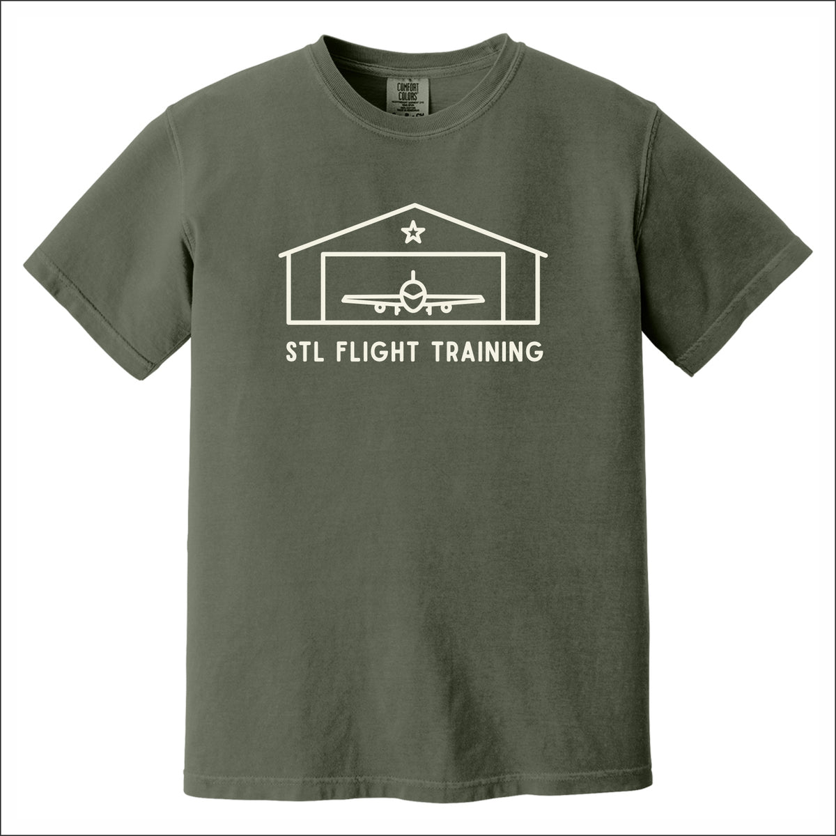 STL Flight Pigment Dye T-shirt - Des.A
