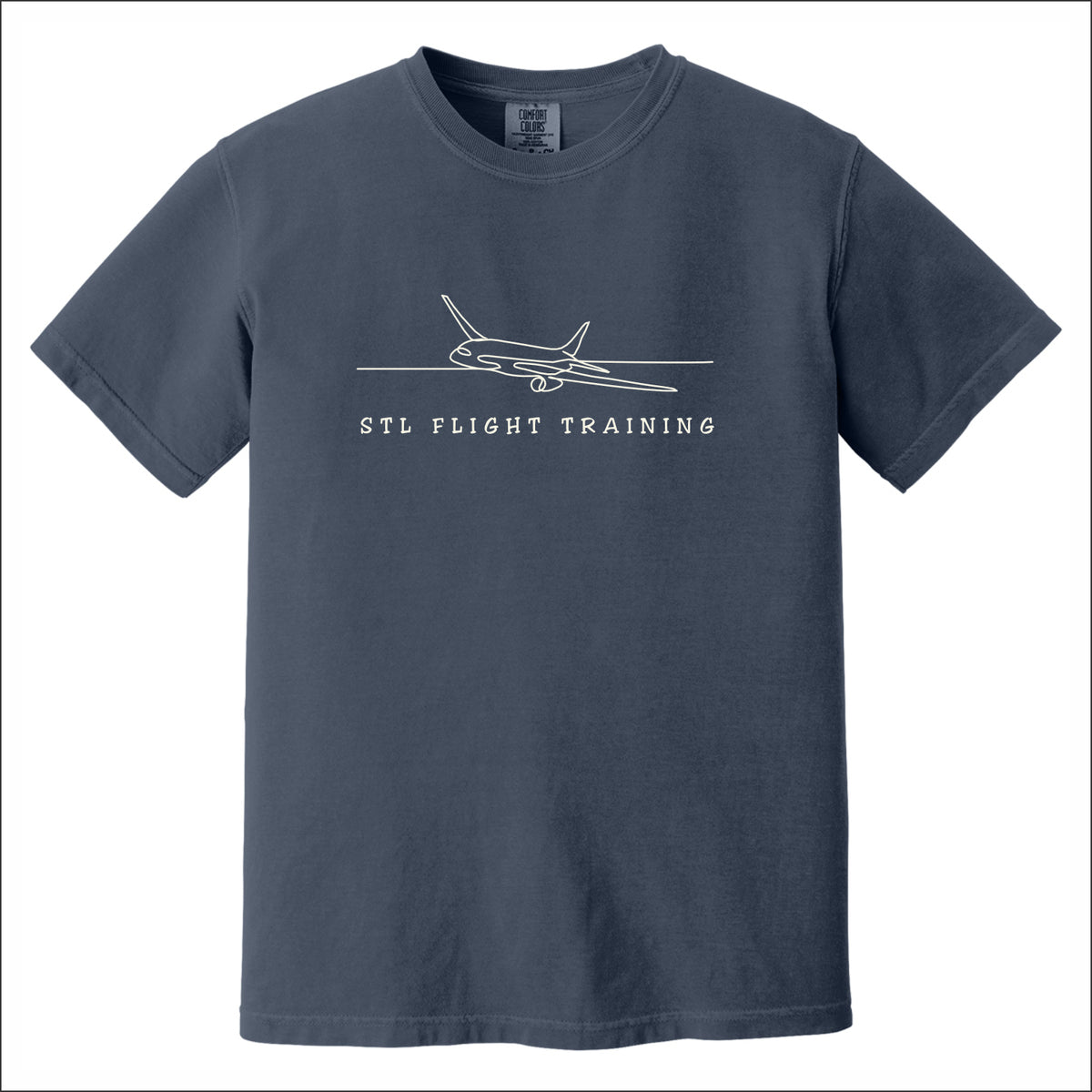 STL Flight Pigment Dye T-shirt - Des.C
