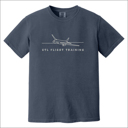 STL Flight Pigment Dye T-shirt - Des.C