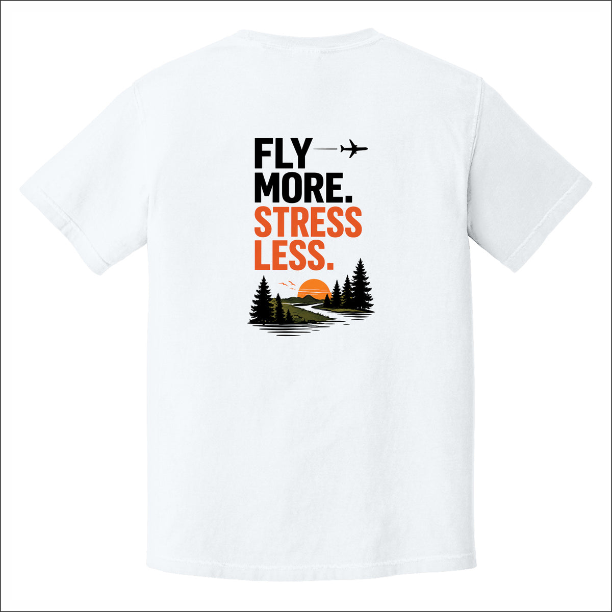STL Flight Pigment Dye T-shirt - Des.D