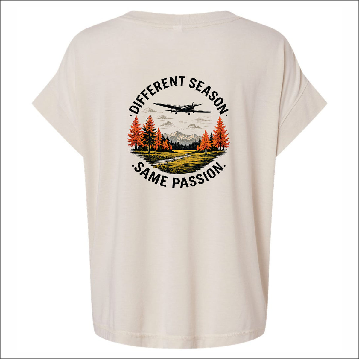 STL Flight Ladies Relaxed Vintage Wash T-Shirt