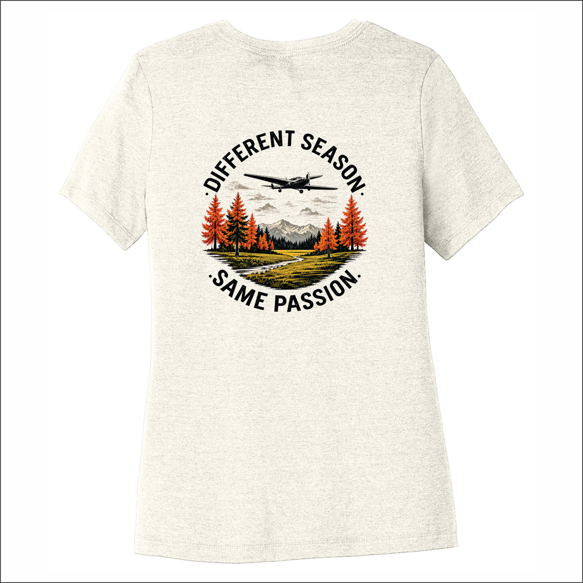 STL Flight Ladies Heathered Relaxed Jersey Tee