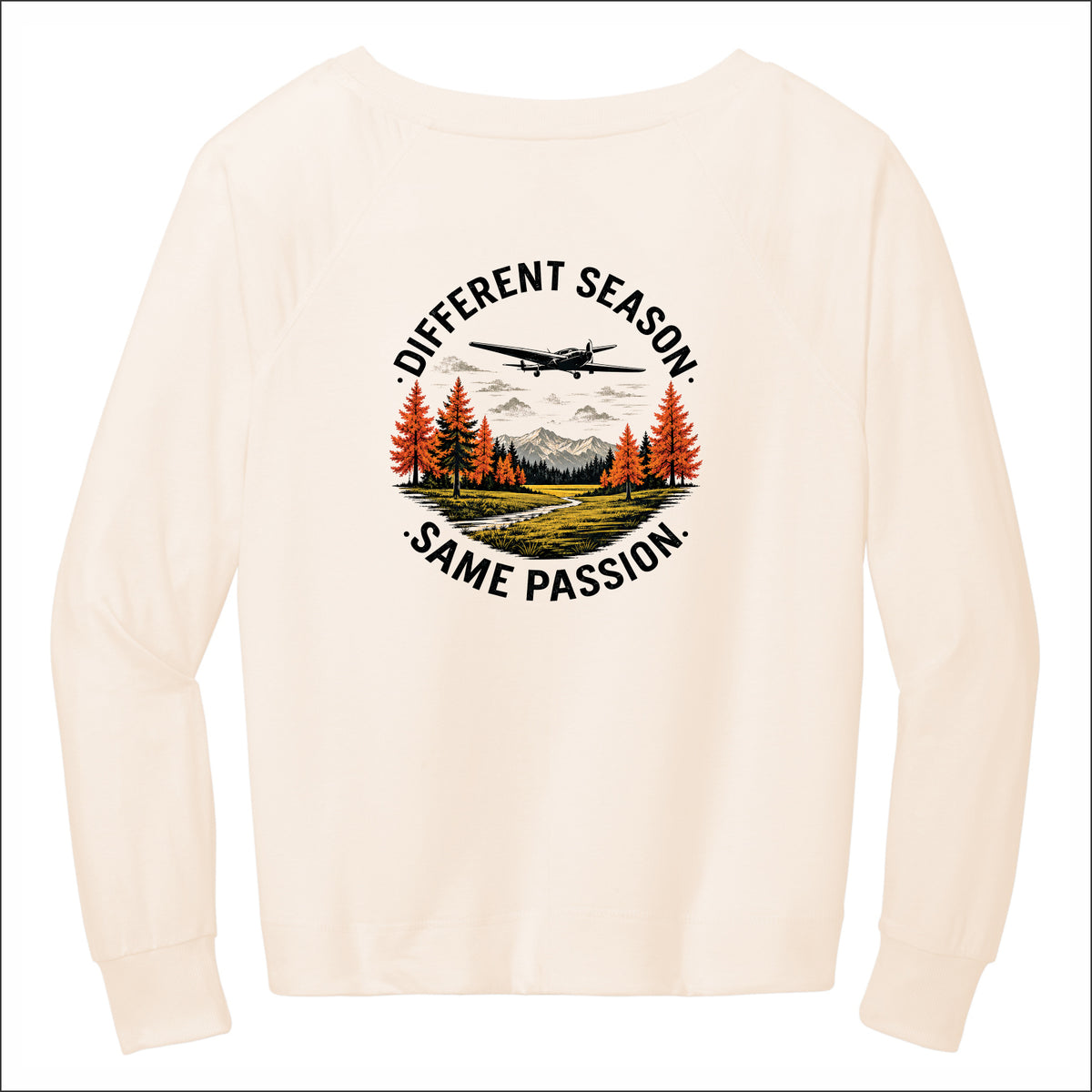STL Flight Ladies Featherweight French Terry Crewneck - Des.B