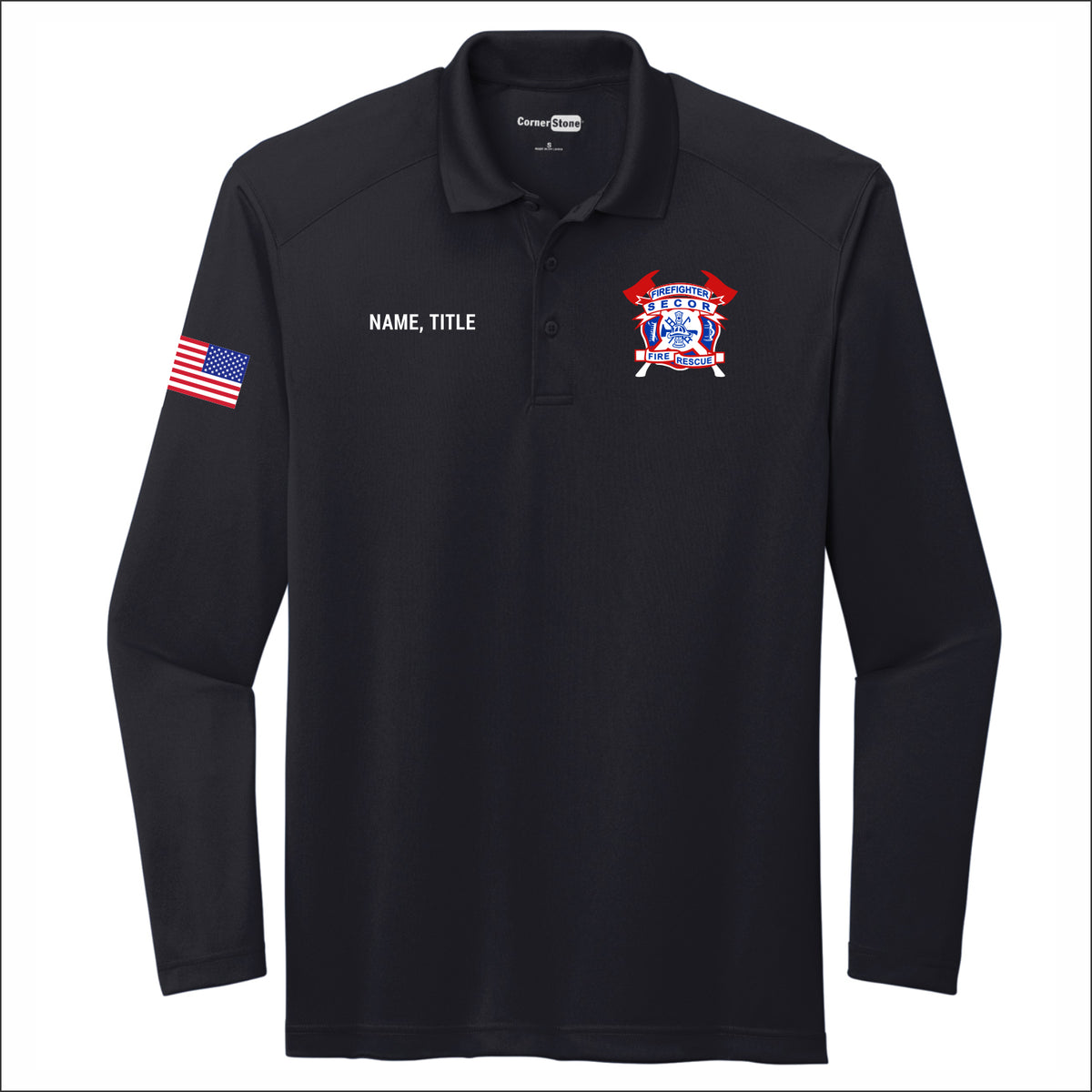 SFPD Lightweight Snag-Proof Long Sleeve Polo