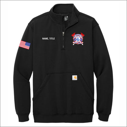 SFPD Carhartt Midweight 1/4-Zip Mock Neck Sweatshirt