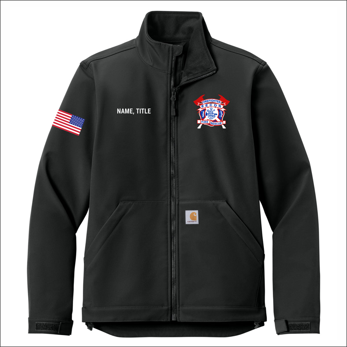 SFPD Carhartt Rain Defender Soft Shell Jacket