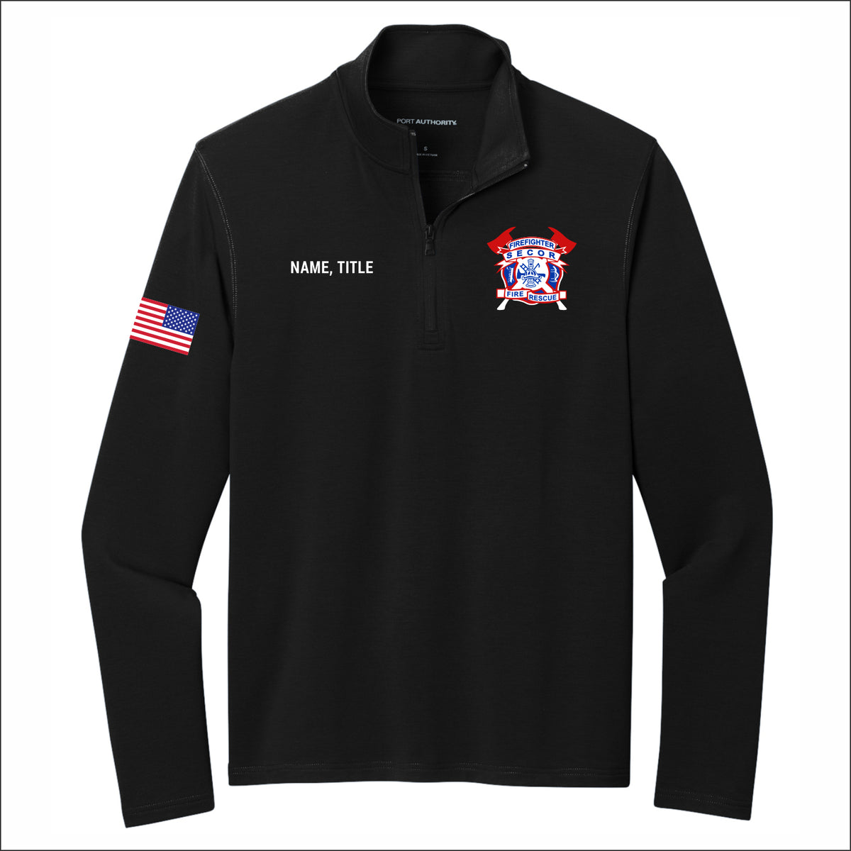 SFPD Microterry 1/4-Zip Pullover