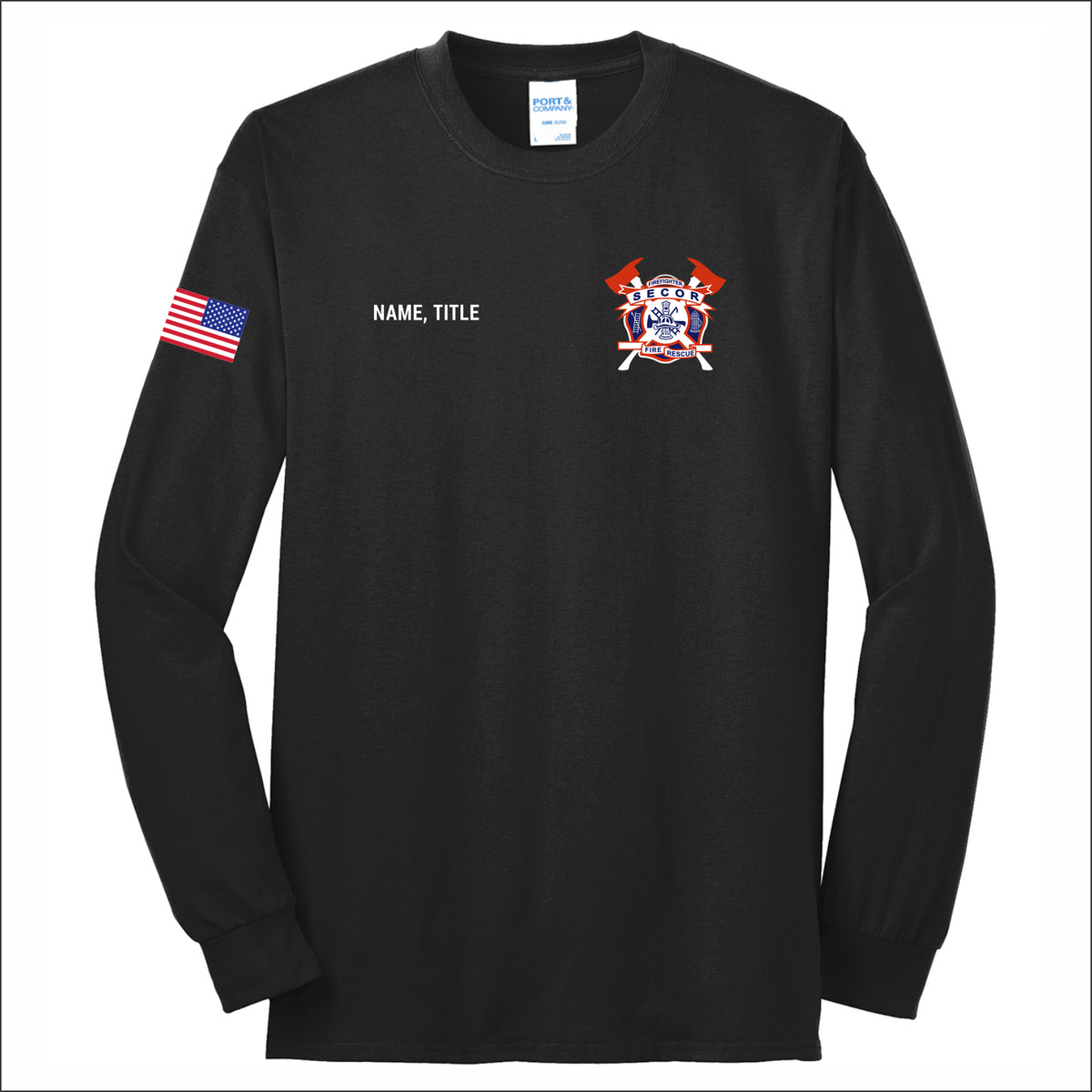 SFPD 50/50 Long Sleeve T-shirt - Design A