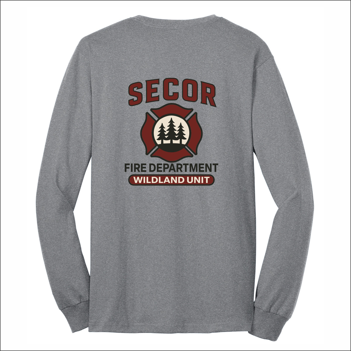 SFPD 50/50 Long Sleeve T-shirt - Design D