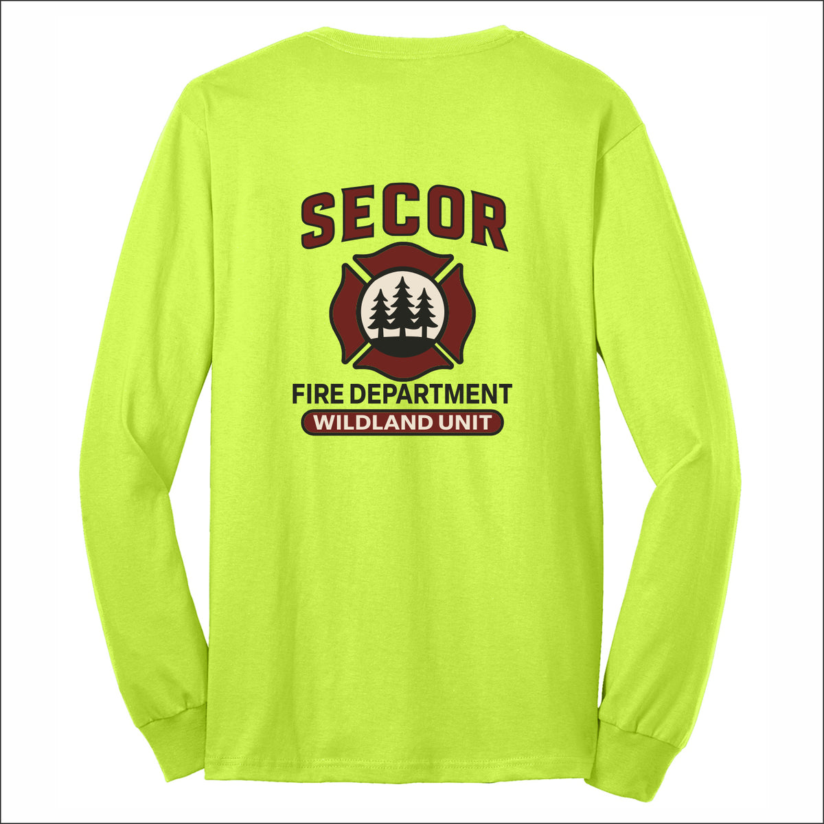 SFPD 50/50 Long Sleeve T-shirt - Design D