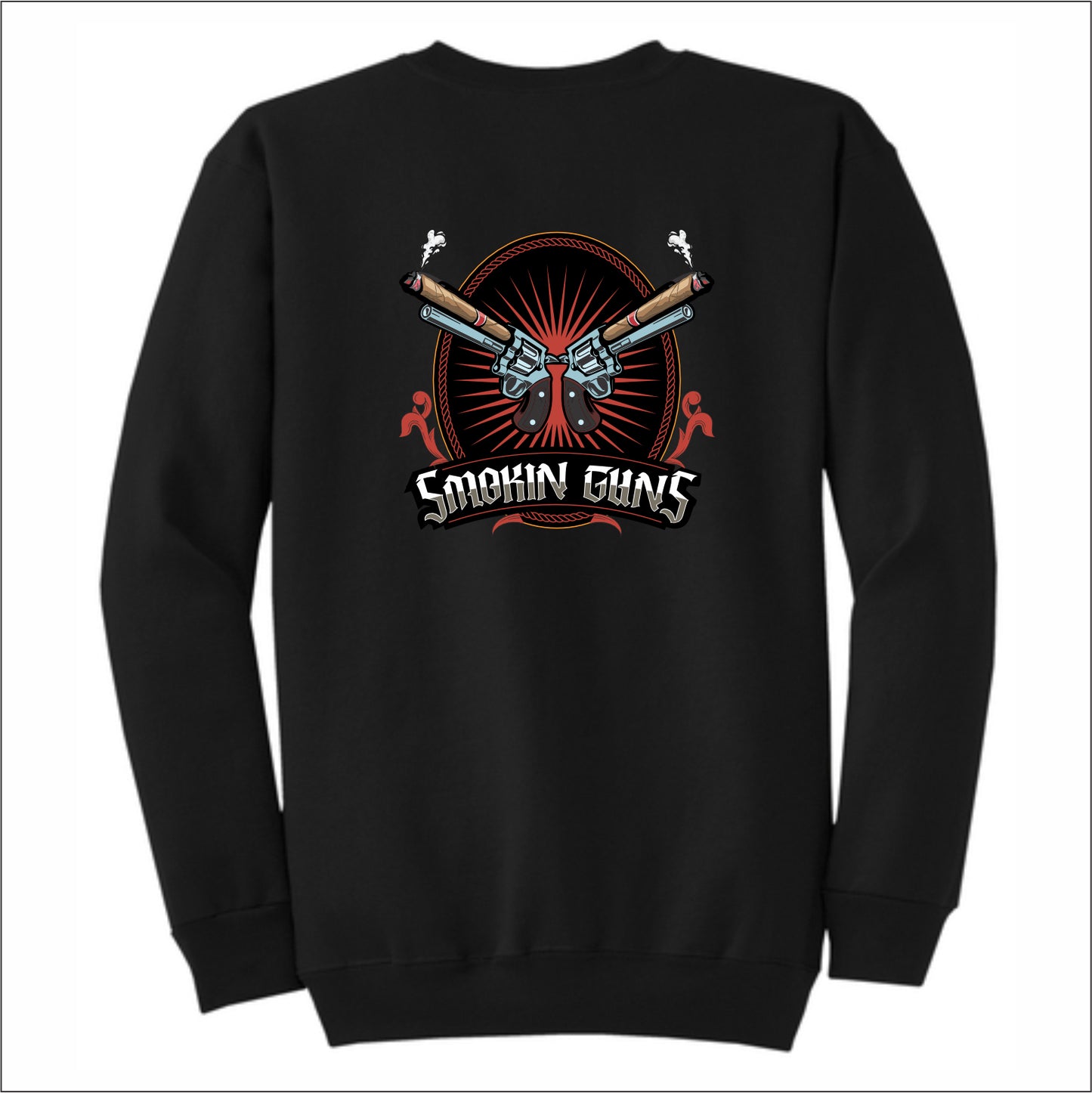 Smokin' Guns MCL Crewneck Sweatshirt - Design B