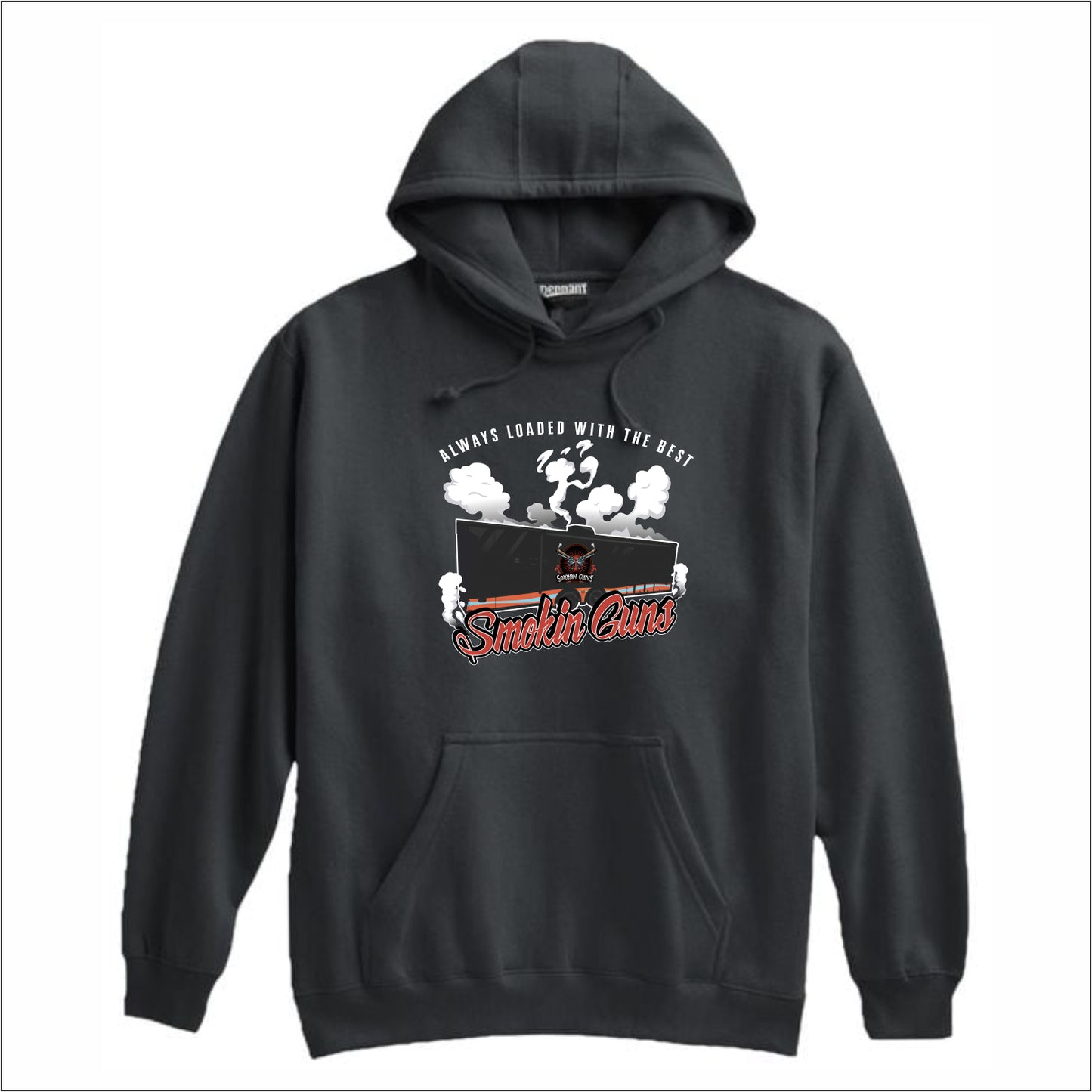 Smokin' Guns MCL Super Heavyweight 10oz Hooded Sweatshirt - Design D