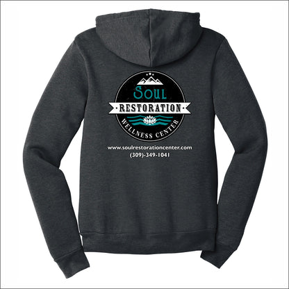Soul Restoration BELLA+CANVAS Unisex Sponge Fleece Full-Zip Hoodie