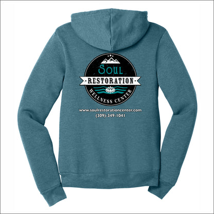 Soul Restoration BELLA+CANVAS Unisex Sponge Fleece Full-Zip Hoodie
