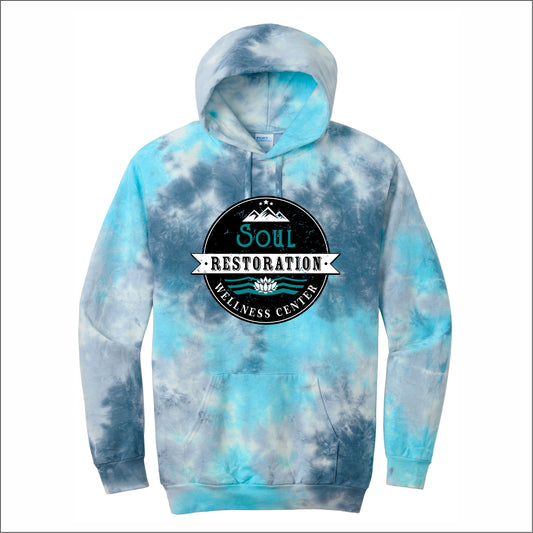 Soul Restoration Port & Co Crystal Tie-Dye Pullover Hoodie