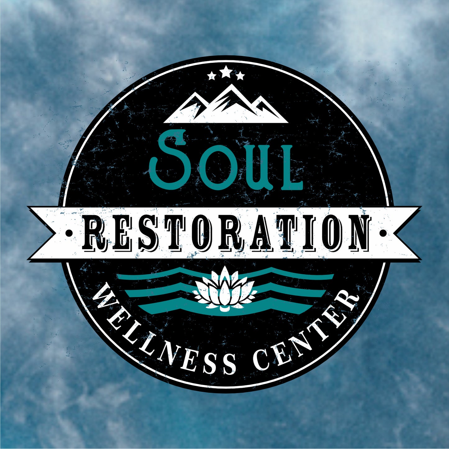 Soul Restoration Port & Co Crystal Tie-Dye Pullover Hoodie